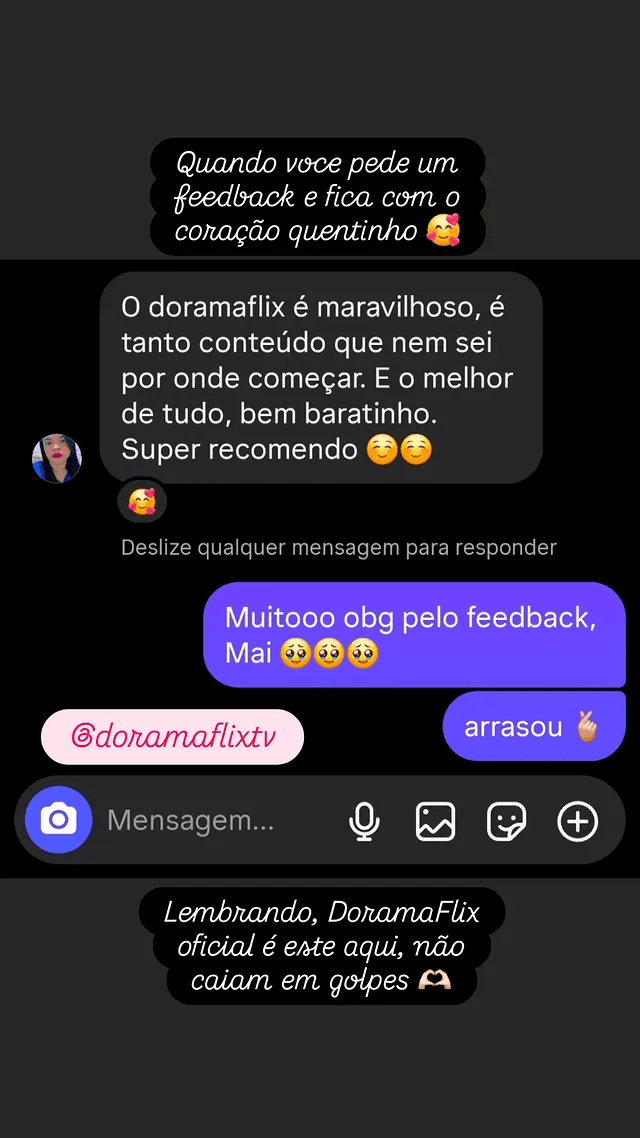 Feedback Mai - Super recomendo
